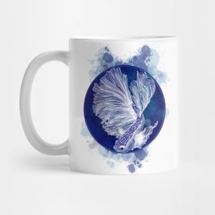 Porcelain Fish Mug